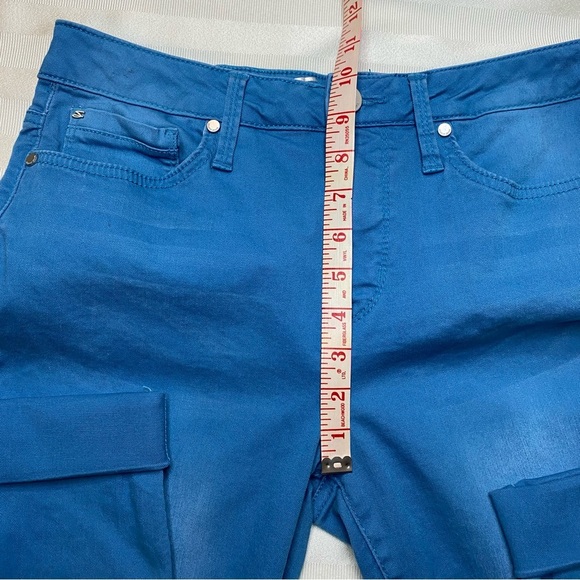 Seven7 Mid Rise Ankle Skinny Blue Jeans, Sz 10 EUC - Picture 7 of 11
